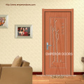 Optional Colors and Designs PVC Glass MDF Door